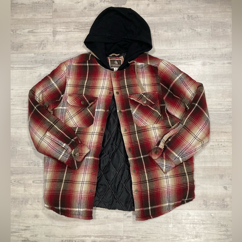 Red Legendary Outfitter Puffer - Say size medium but fits large